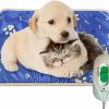 Reptiles & Amphibian ENNEBEM | Ennebem Pet Heating Pad, Waterproof Dog Heating Pad Mat For Cat (17 X 27 In, Blue)