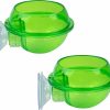 Reptiles & Amphibian AUEAR | Auear, 2 Pack Reptiles Suction Cup Feeder Chameleon Feeding Food Cricket Bowl Water Dish Gecko Ledge Supplies Accessories For Gecko Lizard Bearded Dragon