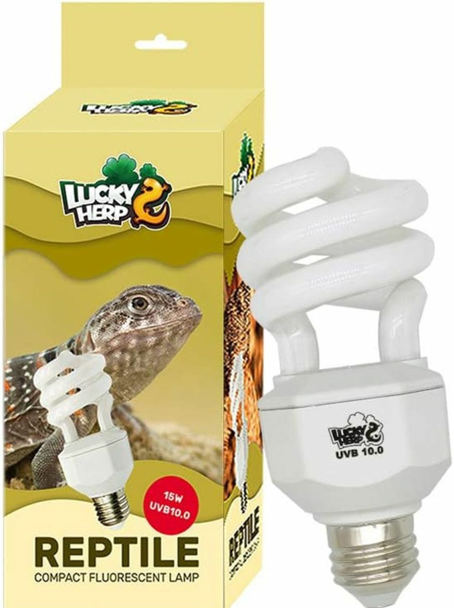 Reptiles & Amphibian LUCKY HERP | Lucky Herp Uva Uvb Reptile Light 5.0, Tropical Uvb 100 Compact Fluorescent Lamp 23W