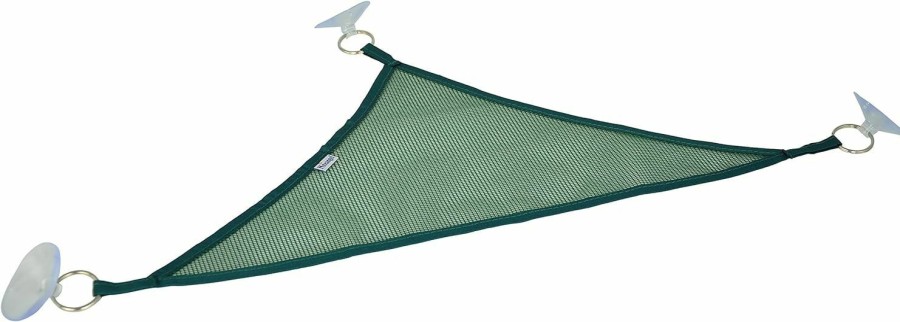 Reptiles & Amphibian Niteangel | Niteangel 2 Packs Breathable Mesh Reptile Hammock (Triangle 13'' X 13'' X 19'', Green)