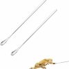 Reptiles & Amphibian TTFdacai | Ttfdacai 2 Pcs Crested Gecko Food Mixing Spoon Reptile Stirring Food Feeding Spoon Suitable For Crested Geckos, Lizards, Bearded Dragons,Chameleons And Other Reptiles