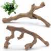 Reptiles & Amphibian VCEPJH | Vcepjh Snake Climbing Branch, 2Pcs Reptile Wood Natural Cork Log Tank Accessories Tree Trunk For Chameleon Bearded Dragon Gecko Snake Frog Spider