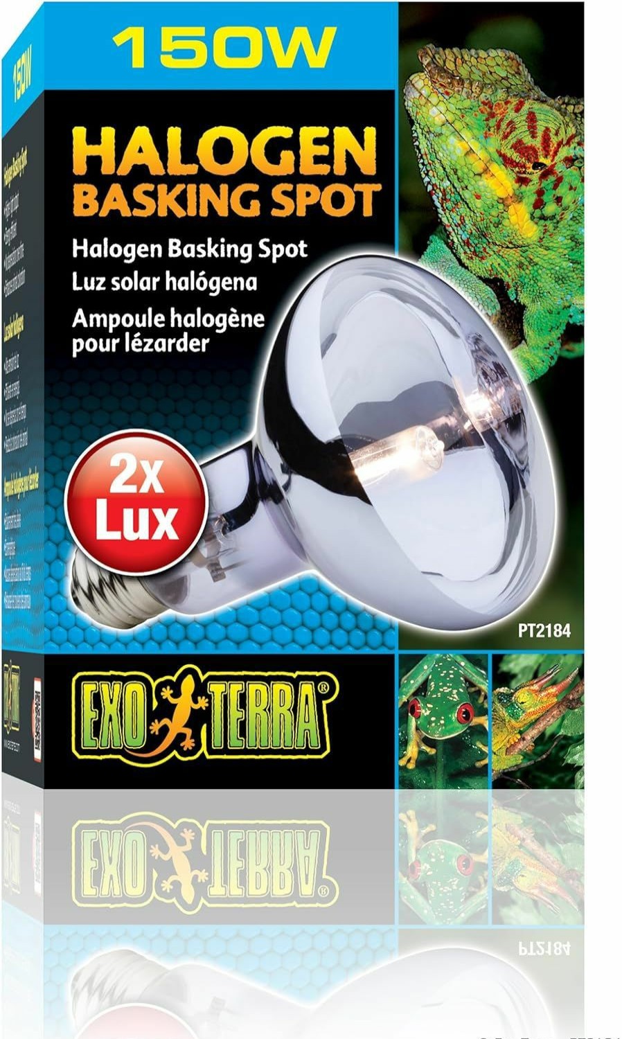 Reptiles & Amphibian Hagen | Exo Terra Sun-Glo Daylight Halogen Lamp, 150-Watt