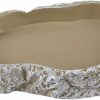 Reptiles & Amphibian Generic | Rock Water/Food Dish For Amphibians, Reptiles And Other Little Critters - Made From Premium Non-Toxic Resin - Small Size