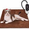 Reptiles & Amphibian BurgeonNest | Burgeonnest Pet Heating Pad For Dogs Cats With Timer, 28\" X 16\" / 18\" X 16\" Upgraded Electric Heated Dog Cat Pad Temperature Adjustable Pet Bed Warmer Blanket Mat Auto Power-Off