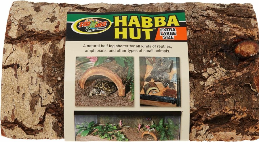 Reptiles & Amphibian Zoo Med | Zoo Med Habba Hut, Extra Large