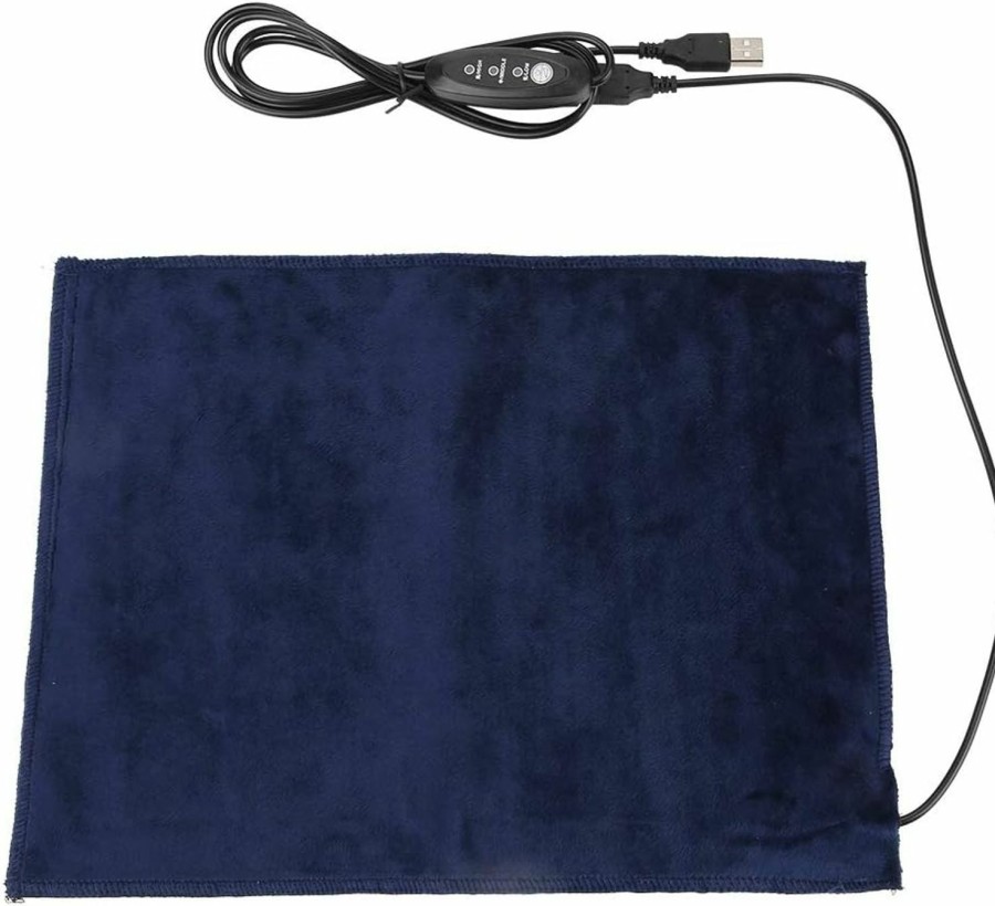 Reptiles & Amphibian Akozon | Akozon Usb Heating Pad 5V 2A Electric Cloth Heater Washable Foldable Pad 45 9.511.8In 3 Mode Adjustable Temperature And Timer For Clothes Seat Pet Warmer