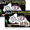 Reptiles & Amphibian BLEREMA | Blerema Temperature And Uvb Tester Reptile Lamp Uv Temperature Sensor Reptile Heat Lamp And Uva Uvb Light Tester Card