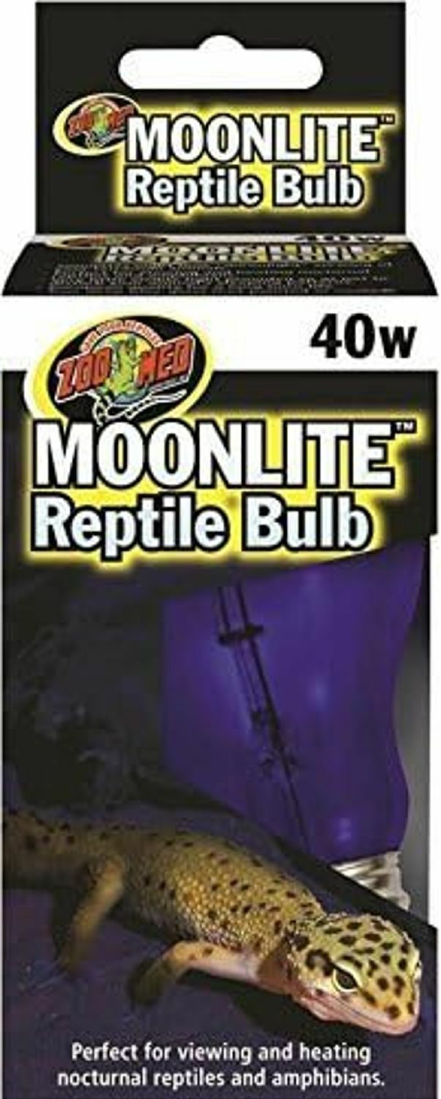 Reptiles & Amphibian Zoo Med | (3 Pack) Zoo Med Moonlight 40 Watt Reptile Bulbs