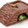 Reptiles & Amphibian LYL LEYOULAND | Lyl Leyouland Reptile Hide Cave, Terrarium Hideout, Extra Large, Water Bowl For Reptiles, Made Of Ceramic, Help Shedding For Reptile Amphibians Leopard Gecko