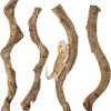 Reptiles & Amphibian Apatal | Apatal Reptile Branch Decor Snake Climbing Wood Branches Lizard Habitat Decorations Terrarium Wooden Tree Trunk Ornament For Bearded Dragon Snake Geckos Chameleon Frog Pack Of 4 (M