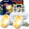 Reptiles & Amphibian MIXJOY | Mixjoy 4 Pack 100W Reptile Heat Lamp, Upgraded Uva Daylight Basking Spot Heat Bulb, Amphibians Basking Heat Lamp Bulbs, Heat Lamp Bulbs For Reptiles, Turtle, Lizard, Tortoise, Bearded Dragon