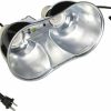 Reptiles & Amphibian Zoo Med | Zoo Med Combo Mini Deep Dome Clamp Lamp Fixture 2 X 5-1/2 Inch Deep Domes