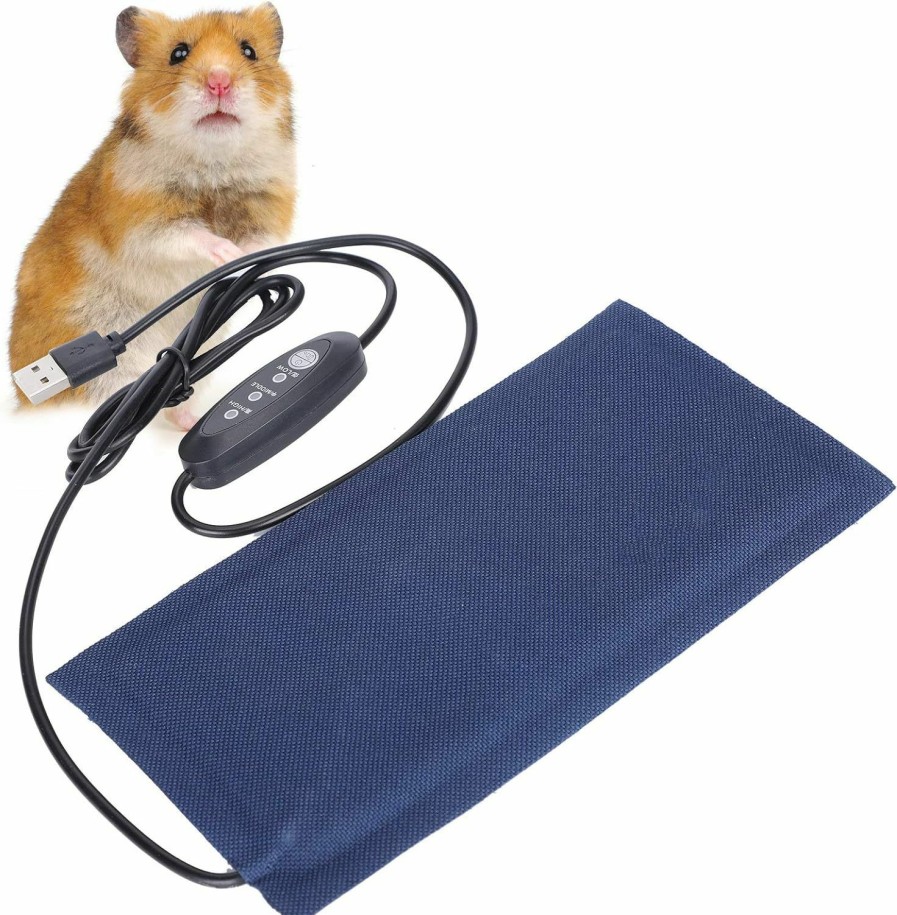 Reptiles & Amphibian Tnfeeon | Tnfeeon Pet Heating Mat Pad Carpet Electric Heated Usb Power Supply Adjustable Temperature For Soft Cosy For Puppies Kittens Lizard(L)