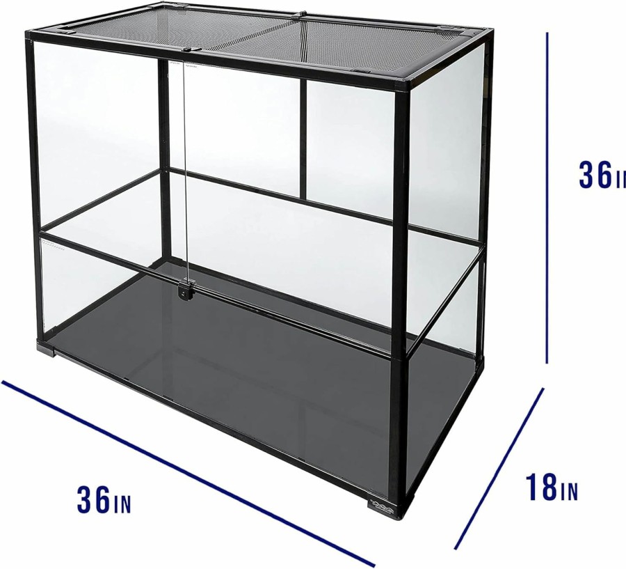 Reptiles & Amphibian CAROLINA CUSTOM CAGES | Carolina Custom Cages Terrarium, Bio Deep 36Lx18Wx36H; Easy Assembly