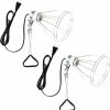 Reptiles & Amphibian Simple Deluxe | Simple Deluxe E26 Clamp Lamp Light With Steel Cage Wire Grillup, Suit For 250W Lamp (No Bulb Included) With 6 Ft Cord, 1 Pack