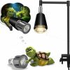 Reptiles & Amphibian Fischuel | Fischuel Flexible Heating Lamp Uvb Lamp With Clamp Fixtures, Reptile And Aquarium, Terrarium And Vivarium Basking Lamps And Spotlight, Comes With 3 Bulbs(Two 50W Uvb Bulb & Spotlight Bulb)(E27,110V)