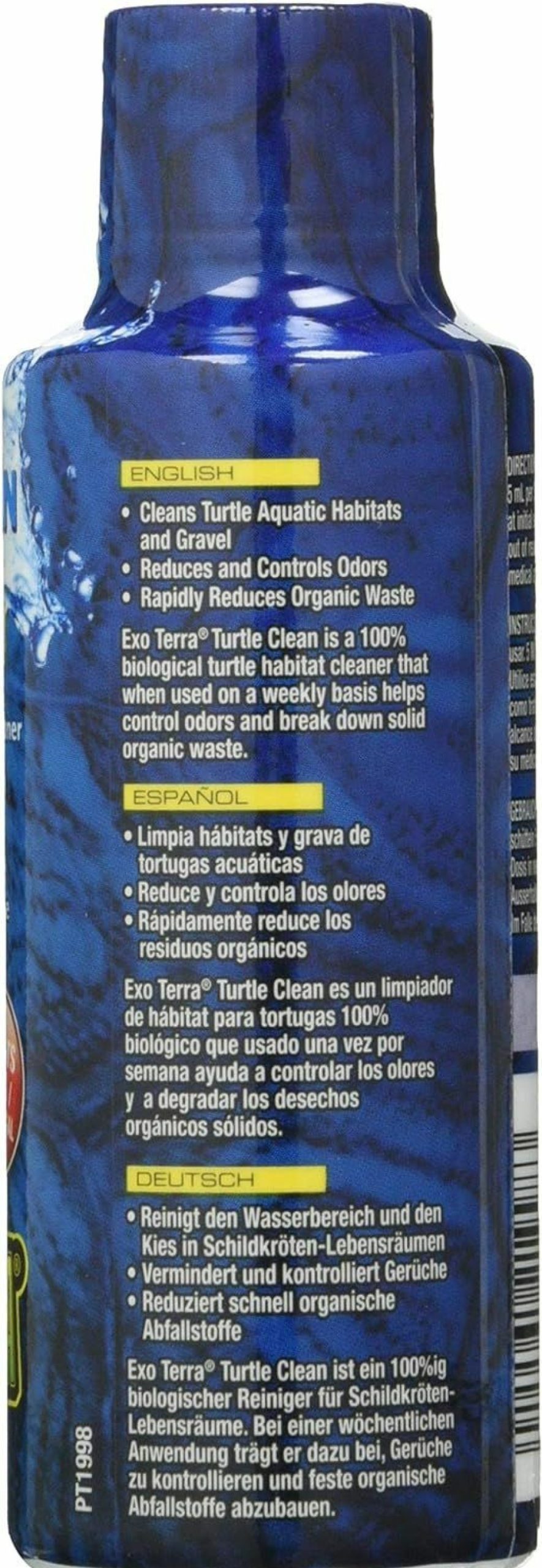 Reptiles & Amphibian Exo Terra | Exo Terra Exo Terra Turtle Clean Biological Turtle Habitat Cleaner, 120 Ml