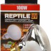 Reptiles & Amphibian LUCKY HERP | Lucky Herp Reptile Uva Uvb Mercury Vapor Bulb Lamp,Screw Thread,Par38,100 Watt (Clear)