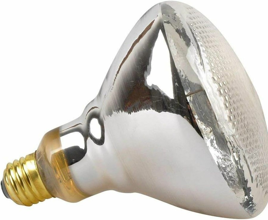 Reptiles & Amphibian LUCKY HERP | Lucky Herp Reptile Uva Uvb Mercury Vapor Bulb Lamp,Screw Thread,Par38,100 Watt (Clear)