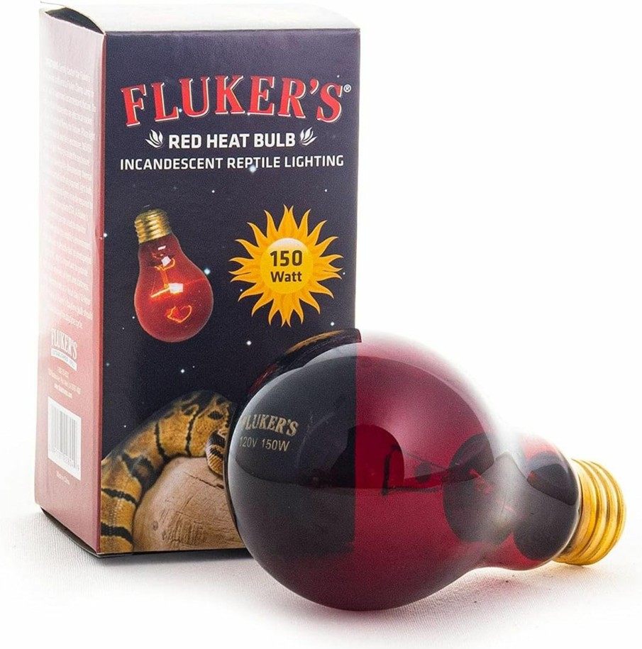 Reptiles & Amphibian Fluker's | Fluker'S Incandescent Red Heat Bulbs For Reptiles, 75 Watt