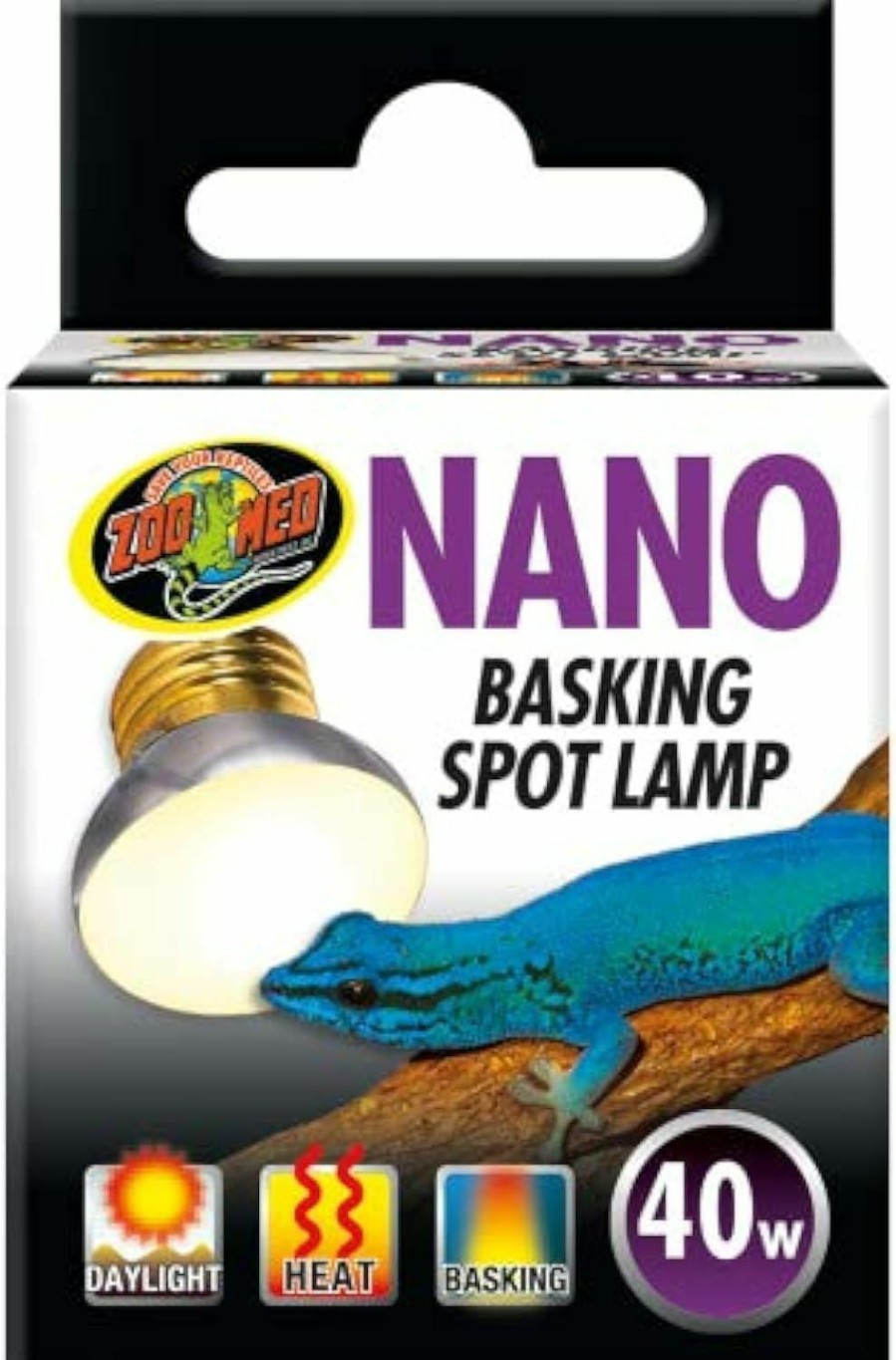 Reptiles & Amphibian Zoo Med | Zoo Med Nano Basking Spot Lamp 40 Watt - Pack Of 4