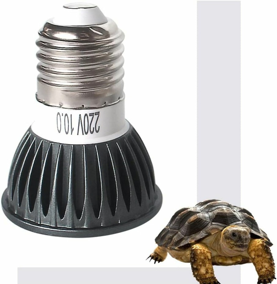 Reptiles & Amphibian ATB-GIFT | Atb-Gift Reptile Heat Lamp, Sun Lamp 110V, Led E27 5W Uva+Uvb Heat Lamp Bulbs For Reptiles For Bearde Dragon, Lizard, Turtle, Gecko & More