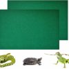 Reptiles & Amphibian kathson | Kathson 2Pcs Reptile Carpet Pet Terrarium Floor Liners Bedding Bearded Dragon Substrate Mat Non-Adhesive Reptile Cage Mats Tank Accessories Supplies For Lizard Snake Tortoise(24\"X16\")