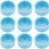 Reptiles & Amphibian DQITJ | 9 Pcs Spider Ceramic Water Bowl Tarantula Mini Dish For Tarantula Spider Millipede Tiny Bugs Terrarium Accessories (Blue)