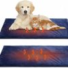 Reptiles & Amphibian Baquler | Baquler 2 Pcs Dog Heating Pad Pet Heating Pad Electric Cat Heated Mat With Removable Cover Puppy Heating Pad With Timer And Chew Resistant Cord Dog Heating Blanket For Dog Cat Puppy, 18 X 27 Inch