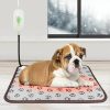 Reptiles & Amphibian OCSOSO | Ocsoso Heated Cat Bed Electric Dog Heating Pad For Cats And Dogs Waterproof Warming Mat Auto-Off,18Inch Heated Dog Bed Temperature Adjustable And Constant Heating For Indoor And Outdoor Use