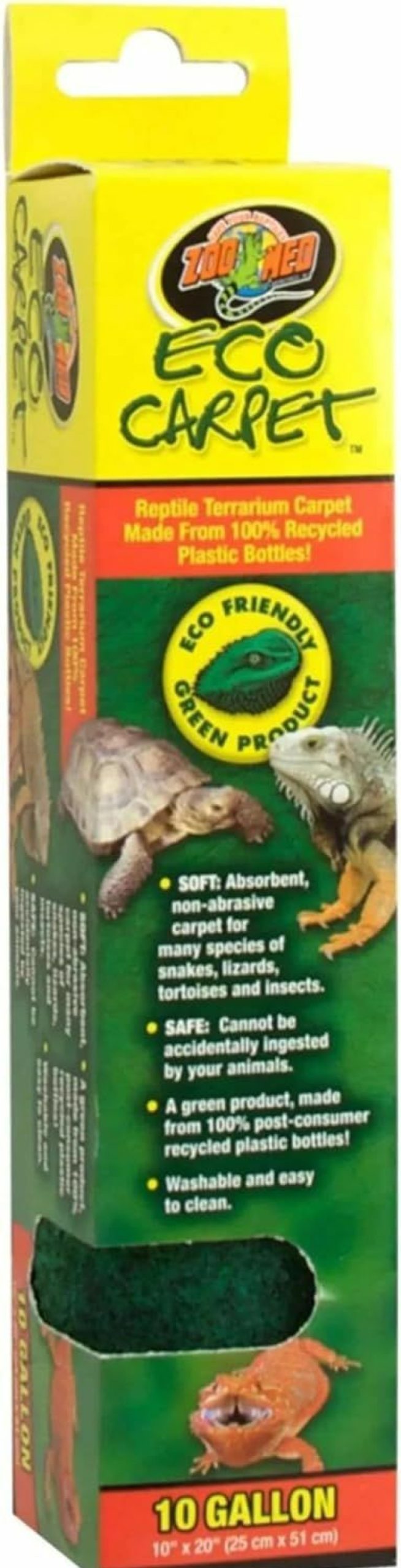 Reptiles & Amphibian Zoo Med | Zoo Med Laboratories Et-40Bt 40 Gal Med Eco Terrarium Carpet