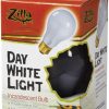 Reptiles & Amphibian Energy Savers | Zilla Reptile Terrarium Heat Lamps Incandescent Bulb, Day White, 50W