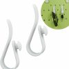 Reptiles & Amphibian angilifan | Angilifan Hook Accessories For Beach Bags, Press-In Fasteners, Hook Accessories For Bogg Bags (White-2 Pcs)