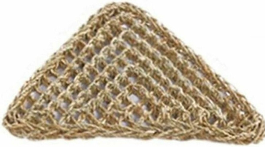 Reptiles & Amphibian zaoalife | Zaoalife Bearded Dragon Hammock,Reptile Hammock Natural Seagrass Hammock Bed With Suction Cups,12.6 X 12.6X 16.5 Inches,Reptile Tank Accessories