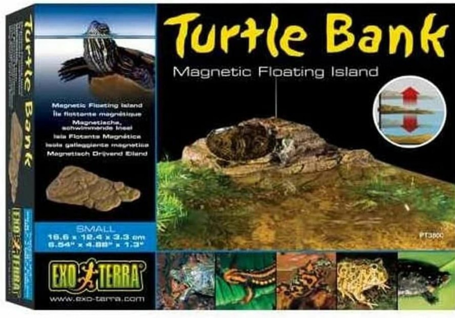 Reptiles & Amphibian Exo Terra | Exo Terra Turtle Bank Magnetic Floating Island - Small