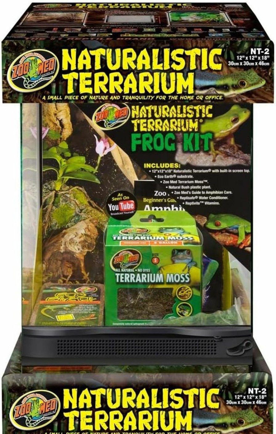 Reptiles & Amphibian Zoo Med | Zoo Med Naturalistic Terrarium - Frog Kit