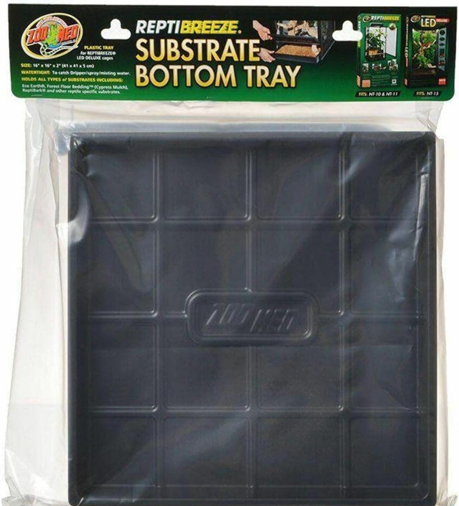 Reptiles & Amphibian Zoo Med | Zoo Med Substrate Bottom Tray For Reptibreeze - 24\" X 24\"