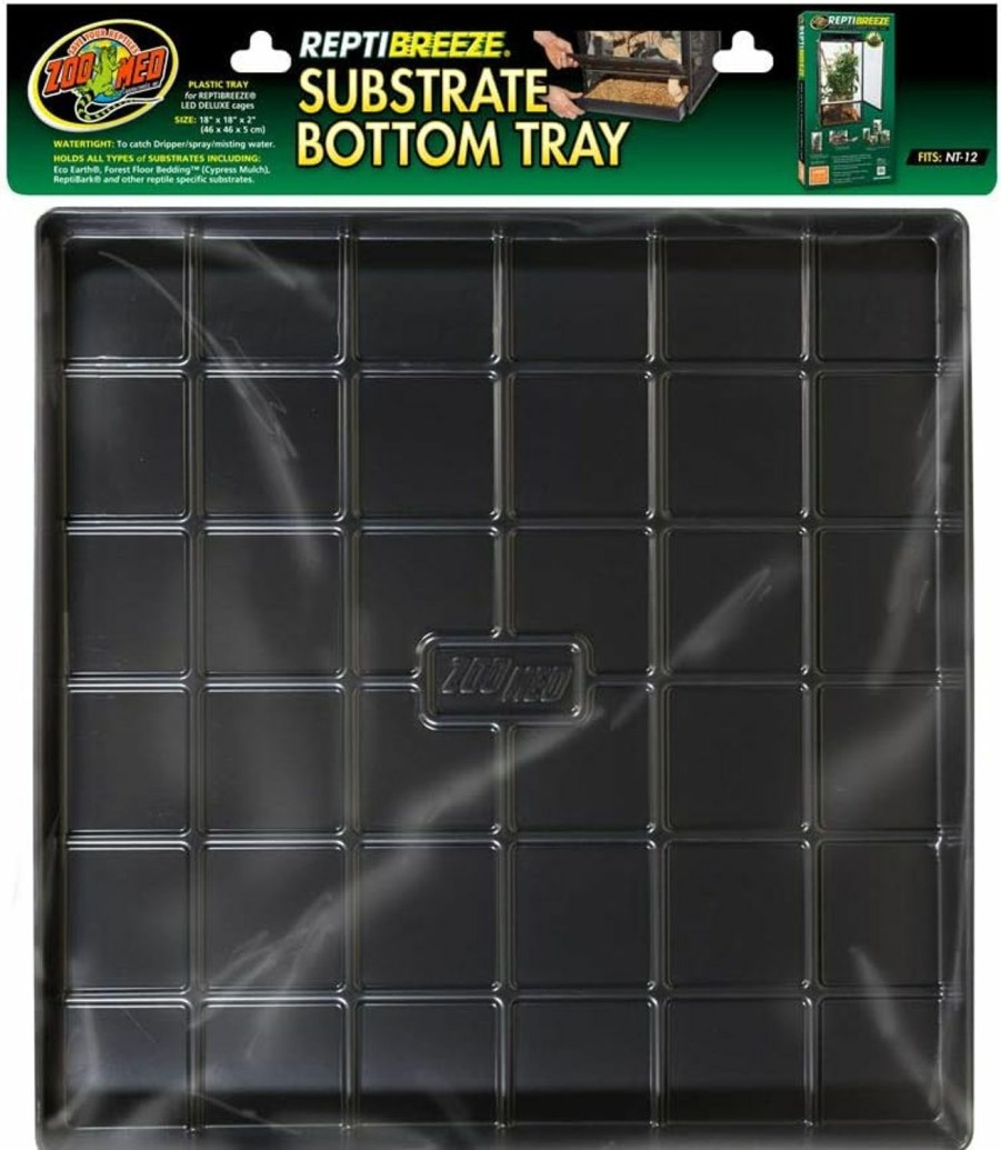 Reptiles & Amphibian Zoo Med | Zoo Med Substrate Bottom Tray For Reptibreeze - 24\" X 24\"