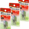 Reptiles & Amphibian Zilla | Zilla Mini Halogen Lamp Reptile Bulb, 25-Watt, Night Red (3 Pack)