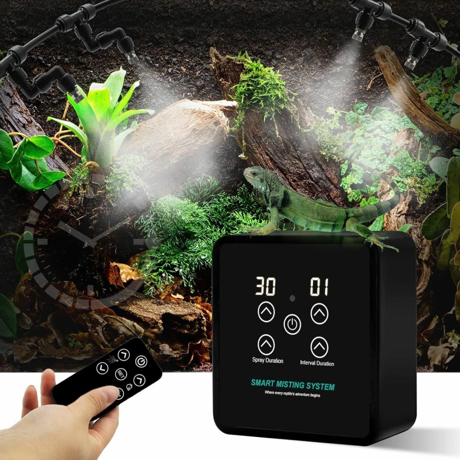 Reptiles & Amphibian MECESOR | Mecesor Reptile Mister Humidifiers Smart Misting System For Reptile Terrariums Reptile Mister Automatic With Timer For Chameleons