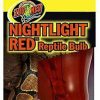 Reptiles & Amphibian Zoo Med | Zoo Med Nightlight Red Reptile Bulb - 60 Watt