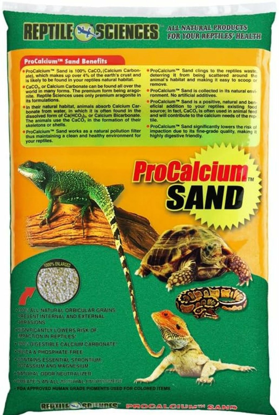 Reptiles & Amphibian Reptile Sciences | Reptile Sciences Terrarium Sand, 10-Pound, Green