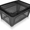 Reptiles & Amphibian OMEM | Omem Portable Reptile Terrarium Habitat For Mini Pet Houses Breathable Holes Stackable Container (L)