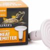 Reptiles & Amphibian Fluker's | Fluker'S Ceramic Heat Emitter, Natural Infrared Heating Bulb For Reptiles, 100 Watt , Black