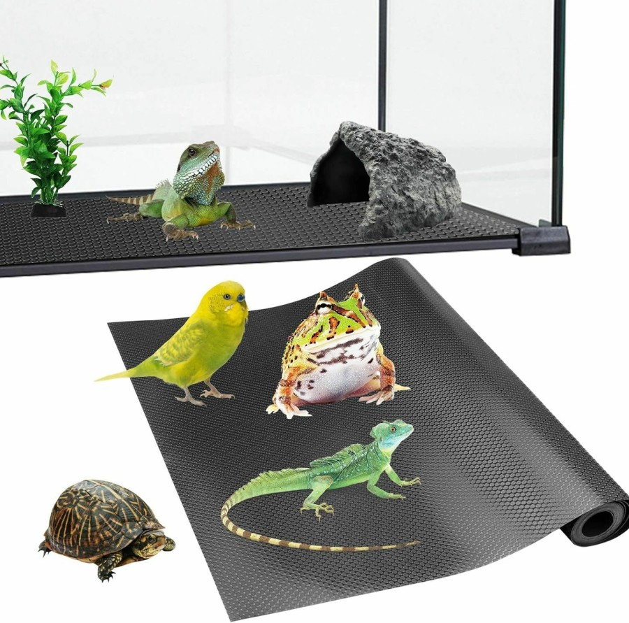 Reptiles & Amphibian Oooct | 118 17.5 Inches Bearded Dragon Substrate, Reptile Terrarium Tank Decor, Reptile Habitat Liner Substrate, Tank Accessories For Lizard Leopard Gecko Snake Tortoise Hamster Guinea Pig Rat Bird Parrot