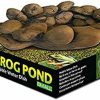 Reptiles & Amphibian Exo Terra | Exo Terra Frog Pond, Amphibian Terrarium Water Source, Small