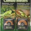 Reptiles & Amphibian Penn-Plax | Penn-Plax Reptology Reptile Hygrometer Humidity And Temperature Sensor Gauges | Maintain A Healthy Environment For Your Pets