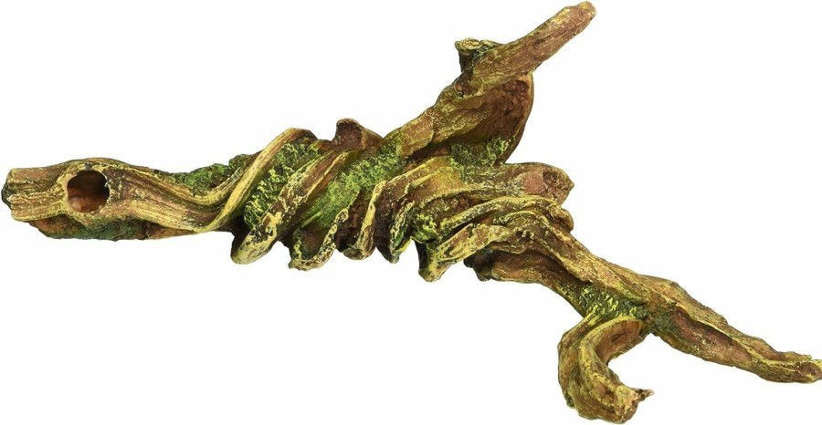 Reptiles & Amphibian Rock Garden | Rock Garden Hand Painted Sculpture Driftwood