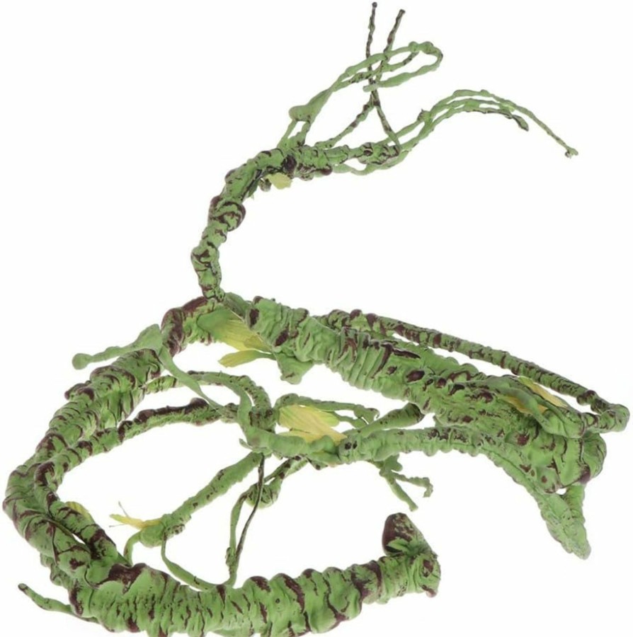 Reptiles & Amphibian PINVNBY | Pinvnby Pivby Flexible Bend-A-Branch Jungle Vines Pet Habitat Decor Reptile Plants Terrarium For Lizard,Frogs, Snakes And More Reptiles Climbing (Fat:0.7943.31 Inch)